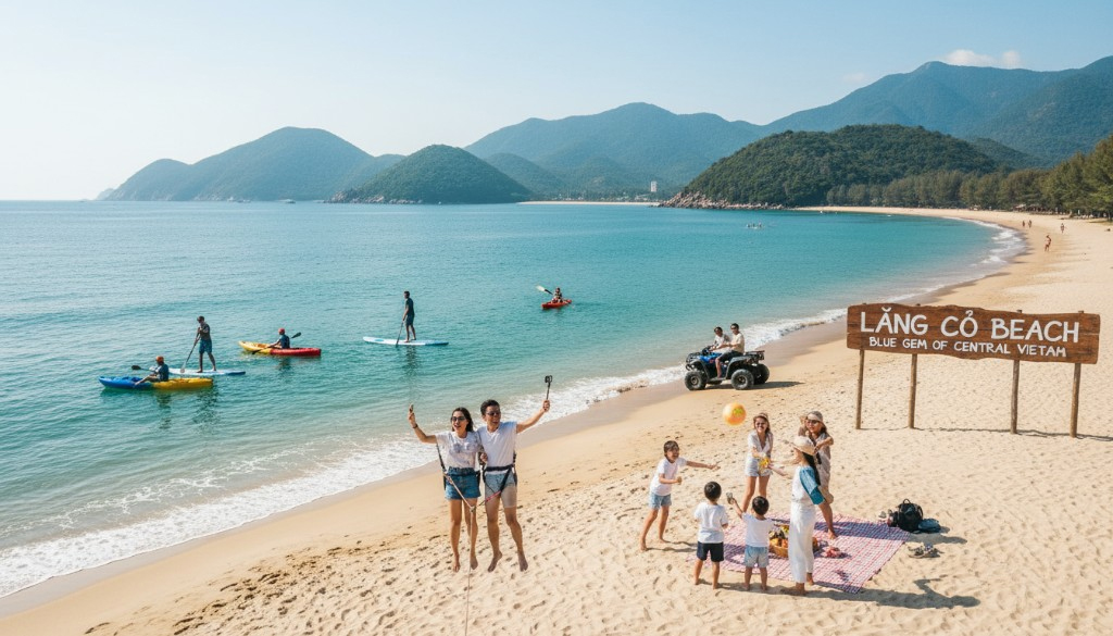 Khám phá Bãi biển Lăng Cô: Viên Ngọc Xanh Miền Trung, Địa Điểm Du Lịch Hot của Ngoc Anh Travel